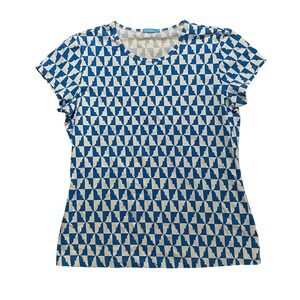 J McLaughlin Catalina Fabric Women's Short Sleeve Crew Neck T Shirt Size M